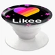Попсокет (Popsockets) держатель для смартфона Лайк (Likee) (8754-1055-WT) Белый - изображение 5