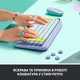 Клавиатура Logitech POP Keys Wireless Mechanical Keyboard Daydream Mint (920-010717) [68406] - изображение 8