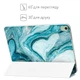Чохол книжка, обкладинка для Apple iPad mini 6 (Блакитний орнамент) A2567/A2568/A2569 (2021), 8.3 міні - зображення 6