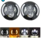 Штатні LED фари 2шт 120Вт на Нива, УАЗ 469, ВАЗ 2101, 2121, FJ Cruiser, мотоцикл, мото 7 дюйм - зображення 1