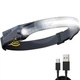 Ліхтар налобний CB-689-1-LM+COB (white+red), Motion Sensor, Li-Ion акумулятор, зарядний пристрій Type-C, чорний, (001438759). - зображення 5