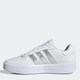 adidas Originals Court Platform GV8996 Niskie Trampki Damskie 36.5 (4UK) 22.5 cm Chmura Białe/Srebrne Metalik/Chmura Białe (5904248842734) - obraz 3