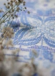 Рушник під коровай «Хліб Сіль» з вишивкою хрестиком, Синій, ОберігС-08 - зображення 3