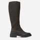 Kozaki damskie na obcasie do kolana na zamek Jenny Fairy WS5678-02 36 23.5 cm Khaki (5904248129286) - obraz 1