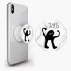 Попсокет (Popsockets) держатель для смартфона черный кот (8754-1331-WT) Белый - изображение 1