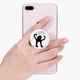 Попсокет (Popsockets) держатель для смартфона черный кот (8754-1331-WT) Белый - изображение 6