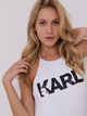 Strój kąpielowy jednoczęściowy damski Karl Lagerfeld KL21WOP03 M Biały (8051884140285) - obraz 3