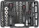 Большой набор головок 1/2"+3/8"+ 1/4" 172 предмета - Vigor V2461 - изображение 4