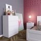 Комод 4 Light 800x1030x420 белый (GALT03010000000) - изображение 2