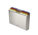 Набор разделочных досок Joseph Joseph Folio Stal с кейсом для хранения 25,5х35,5х7 см, серебро (60213) - изображение 1