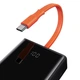 Зовнішній портативний акумулятор Power Bank Baseus Elf 20000mAh із швидкою зарядкою 2USB/1Type-C+Type-C Cable, 5A/65W Black (PPJL000001) - зображення 13
