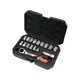 Набор сквозных торцевых головок Yato SPLINE 3/8" и 1/2" (М10- М24) с храповым воротком 17 ед. (YT-38653) - изображение 2