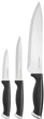 Набор ножей Ardesto Gemini Gourmet 3 предмета черный (AR2103BL) - изображение 1
