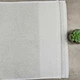 Рушник для обличчя та рук Вафельний Бордюр GM Textile 50х90см 500г/м2 (Попелястий) - зображення 4