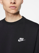 Bluza bez kaptura męska Nike M Nsw Club Crw Bb BV2662-010 M Czarna (193146344548) - obraz 4