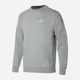 Bluza bez kaptura męska Nike M Nsw Club Crw Bb BV2662-063 M Szara (193146344609) - obraz 9