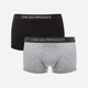 Труси-шорти Emporio Armani CC722-111613 M 2 шт. Чорний/Сірий (8053320294545) - зображення 1