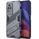 Защитный чехол с подставкой Deexe Bibercas для Xiaomi Poco F4 / Redmi K40S - Dark Blue - изображение 2