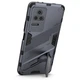 Защитный чехол с подставкой Deexe Bibercas для Xiaomi Poco F4 / Redmi K40S - Dark Blue - изображение 4