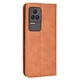 Чохол Deexe Retro Style для Xiaomi Poco F4 / Redmi K40S - Brown - зображення 4