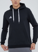 Bluza męska z kapturem kangurka Adidas Entrada 22 Hoody H57512 M Czarna (4065418922340) - obraz 1