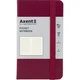 Книга записная Axent Partner, 95x140 мм, 96 листов, клетка, винная (8301-46-A) - изображение 1