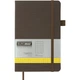 Книга записна Buromax Tweed 125x195 мм 96 аркушів в клітинку обкладинка зі штучної шкіри Сіра (BM.291163-09) - зображення 1