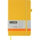 Книга записна Buromax Etalon 125x195 мм 96 аркушів в лінію обкладинка зі штучної шкіри Жовта (BM.291260-08) - зображення 1