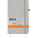 Книга записная Buromax Etalon 125x195 мм 96 листов в линию обложка из искусственной кожи Серебряная (BM.291260-24) - изображение 1