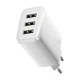 Сетевое зарядное устройство Baseus Compact Charger 3USB 17W CCXJ020102 White - изображение 3