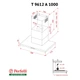 Декоративна витяжка Т-подібна Perfelli T 9612 A 1000 W LED - зображення 12
