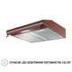 Коричневая кухонная вытяжка Perfelli PL 5144 BR LED, плоская стандартная, под навесной шкаф, шириной 50 см - изображение 4