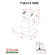 Декоративна витяжка Т-подібна Perfelli T 6612 A 1000 IV LED - зображення 12