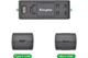 3-Pack IS360RB комплект з 2 акумуляторів KingMa для Insta IS360RB та подвійного зарядного пристрою - зображення 5