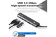 USB-C хаб 7-в-1 Blueendless Type-C 100W PD/USB 3.0/2*USB 2.0/4K30Hz HDMI/SD/MicroSD (HC703) - зображення 4