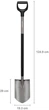 Szpadel szpiczasty Fiskars Ergonomic (1066708) - obraz 10