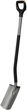 Szpadel prosty Fiskars Ergonomic z zaokrąglonym ostrzem (1066710) - obraz 1