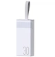 УМБ портативне зарядне REMAX Chinen RPP-320 30000mAh QC з ф-цією настільної лампи, біле - зображення 1