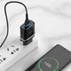 Мережевий зарядний пристрій HOCO C12Q Smart QC3.0 charger set(Type-C) 18W Black - изображение 4