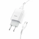 СЗУ Hoco C73A 2xUSB 2.4A/Cable Type-C white - зображення 6