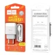 СЗУ Hoco C73A 2xUSB 2.4A/Cable Type-C white - зображення 7