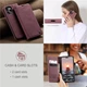 Чехол книжка с магнитом iPhone 14 Pro Max CaseMe Wine (30320-42) - изображение 4