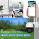 Уличная камера видеонаблюдения WIFI Istil 4Mп, APP iCSee, ночная съёмка, вращение PTZ - изображение 6