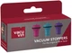 Пробка вакуумная для хранения бутылки вина Vacu Vin Vacuum Wine Stopper Pink Blue Purple 3 шт (08850606) - изображение 2