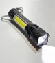 Ручний кишеньковий ліхтарик BL-529B SMD + COB світильник, USB зарядка, вбудований акумулятор (31450) - зображення 3
