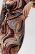 Костюм с юбкой-миди и джемпером из сетки Lurex терракотовый S (terracotta-9246) - изображение 4