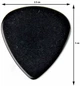 Медиатор Ibanez ACE161 Black Heavy - изображение 2