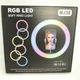 Кольцевая LED лампа с пультом 38см RGB 8 цветов кольцевой свет RING LIGHT MJ38 - изображение 11