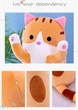 Мягкая игрушка обнимашка Кот Батон 130 см оранжевый - изображение 2