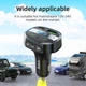 Автомобильный FM-трансмиттер модулятор Hoco E70 |2USB/Type-C, PD/QC, 30W/3A, TF/U Disk, BT5.0/MP3| c функцией быстрой зарядки устройств - изображение 8